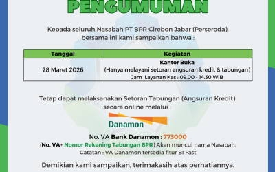 Pengumuman 28 Maret 2026